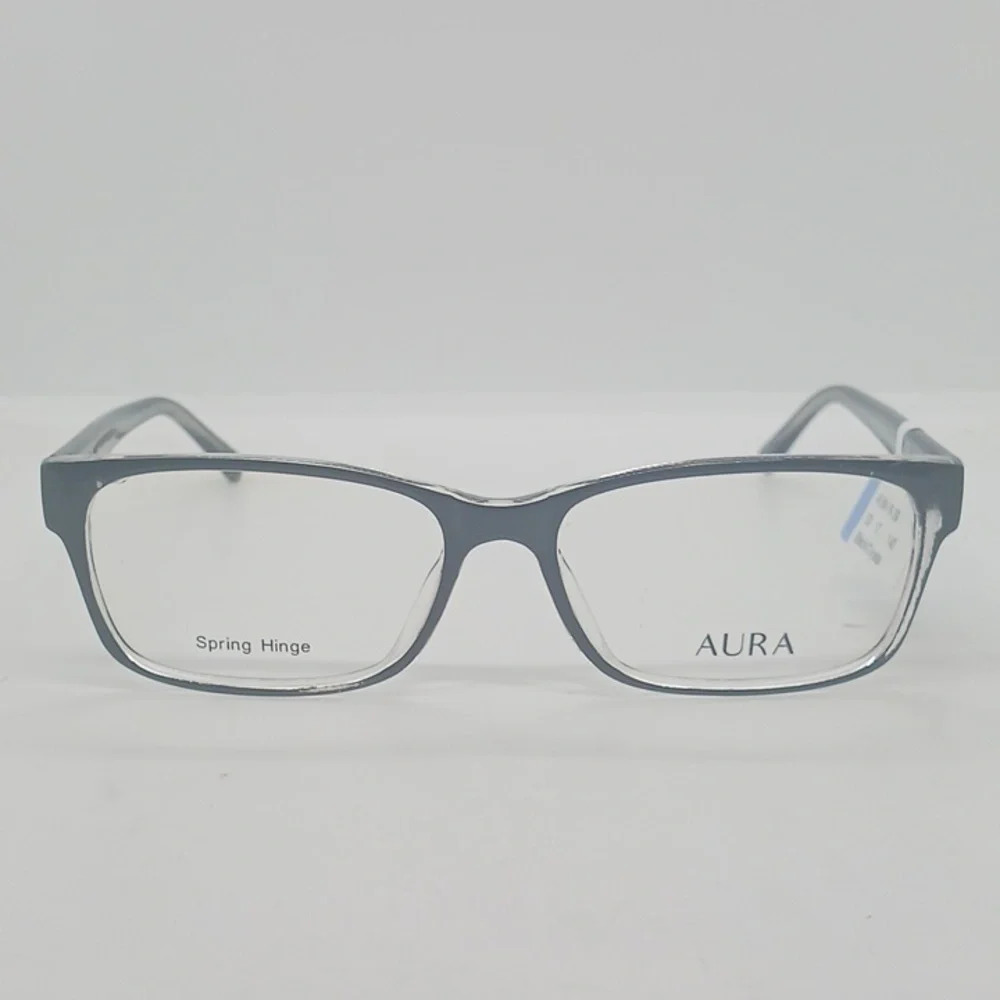 NWT RX-ABLE UNISEX AURA EYEGLASS FRAMES AUM-16-39 BLACK CRYSTAL